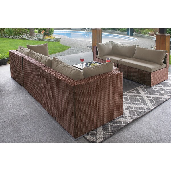 Napier sofa in brown
